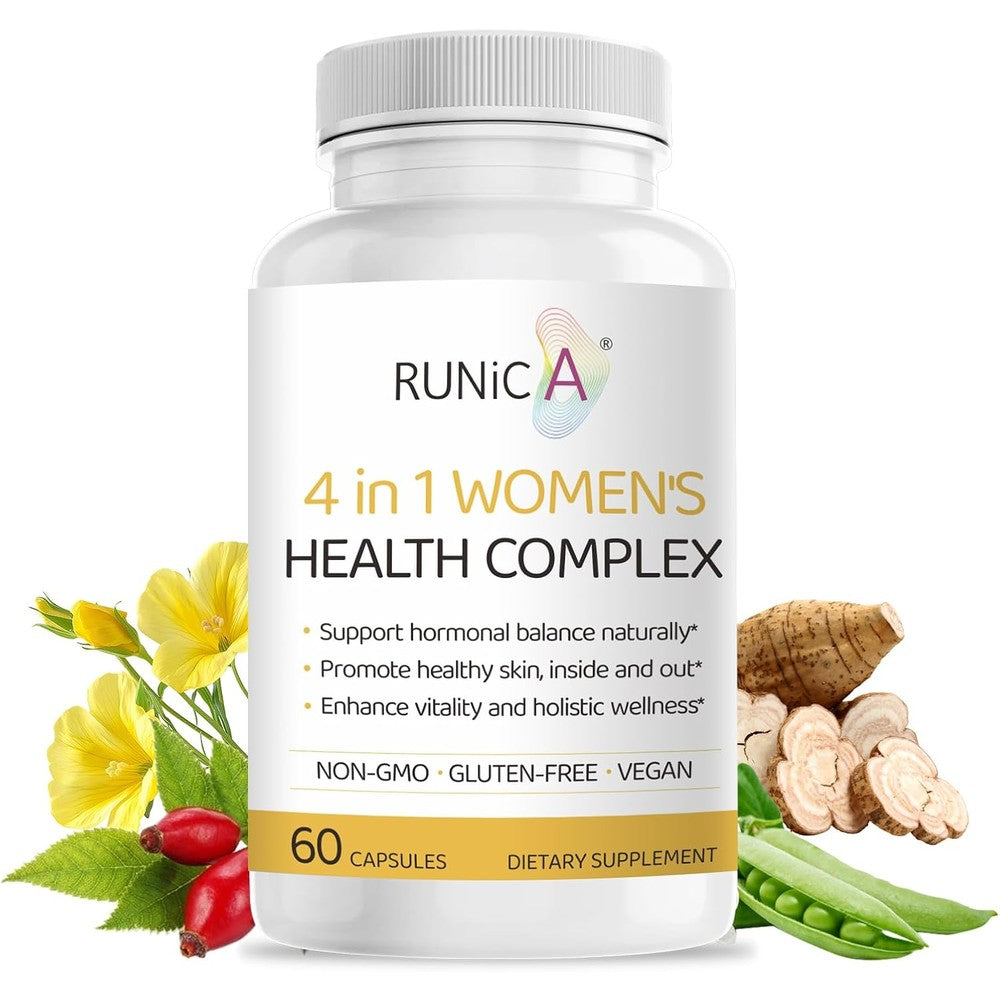 RUNICA 4 in 1 women's hormone balance complex 60 capsules front view