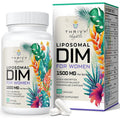 ThrivyThystle Liposomal DIM 400mg 60 capsules front view of the premium botanical themed bottle packaging.