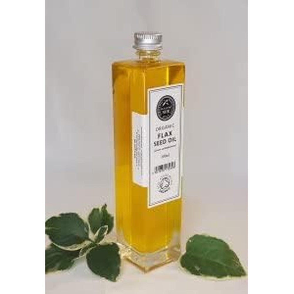 NHR Organic Oils Flax Seed Oil front view authentic imported organic skincare oil