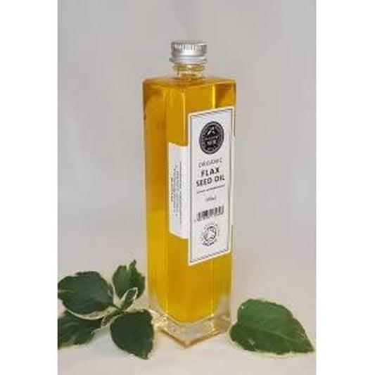 NHR Organic Oils Flax Seed Oil front view authentic imported organic skincare oil