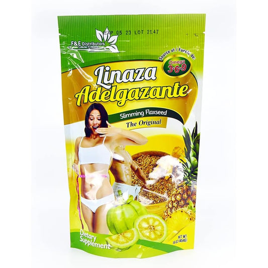 Farcomhb Linaza Adelgazante Slimming Flaxseed powder supplement front view for weight management