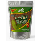 LO+NATURAL Linaza con Nopal Forte powder front view showcasing authentic USA import packaging