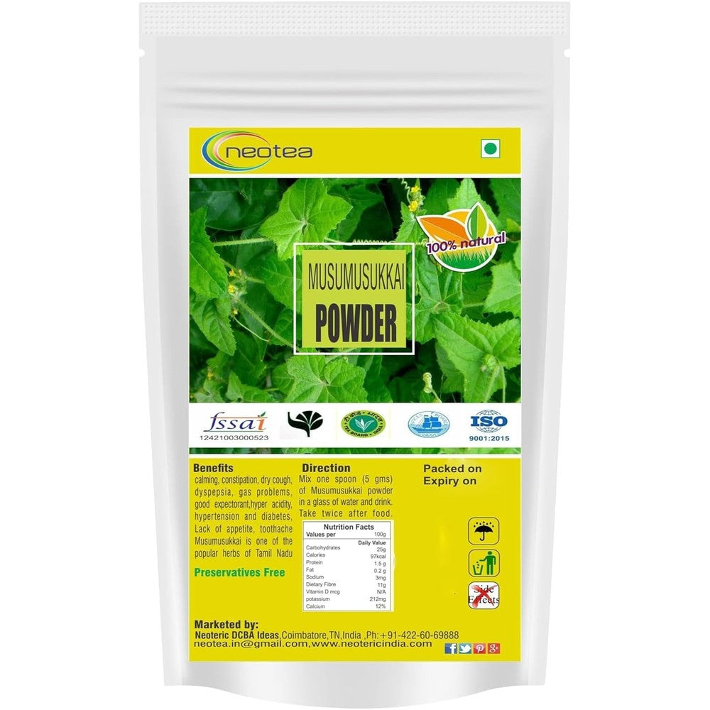 Neotea Flax Musumusukkai Powder front view packaging