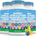 Liberty Lifestyle Eye Health Vitamins 180 Capsules front view bottle showing premium vision support supplement.