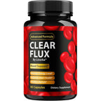 Pharmagetics Clear Flux Advanced Blood Health Support 60 capsules front view