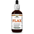 Hawaii Pharm Flax Seed Glycerite 60ml bottle front view plant based omega 3 supplement
