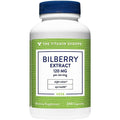 The Vitamin Shoppe Bilberry Extract 120mg 240 Capsules front label for authentic eye health support.