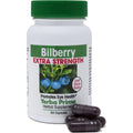 Yerba Prima Bilberry Extra Strength 50 capsules bottle front view for eye health support.