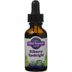 Oregon's Wild Harvest Bilberry Eyebright Organic Extract liquid supplement front view