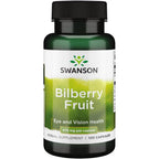 Swanson Bilberry Fruit 470 Milligrams 100 Capsules front view authentic herbal supplement India