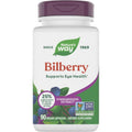 Nature's Way Bilberry Premium Extract 90 capsules front bottle view for eye health support