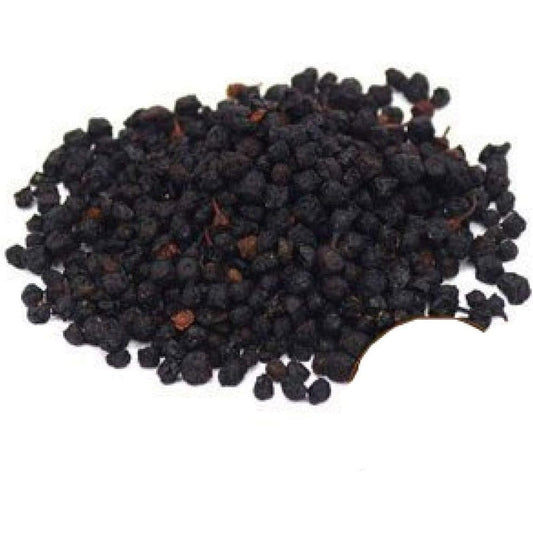 Starwest Botanicals Organic Bilberries Whole 4 Ounce front view premium dried superfood berries