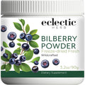 Eclectic Herb Bilberry Powder Supplement front view jar for vision support