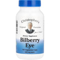 Christopher's Original Formulas Bilberry Eye 100 Vegetarian Capsules front view for natural eye health support