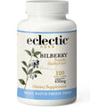 Eclectic Herb Institute Bilberry 450mg 120 capsules front view for vision support