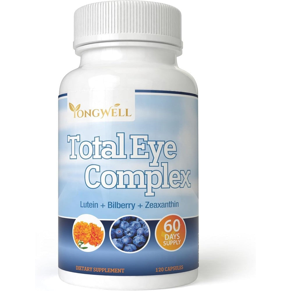 VitaVita YongWell Total Eye Complex front view bottle of eye health supplement capsules