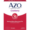 AZO Cranberry Urinary Tract Health Support 50 Caplets front view packaging.