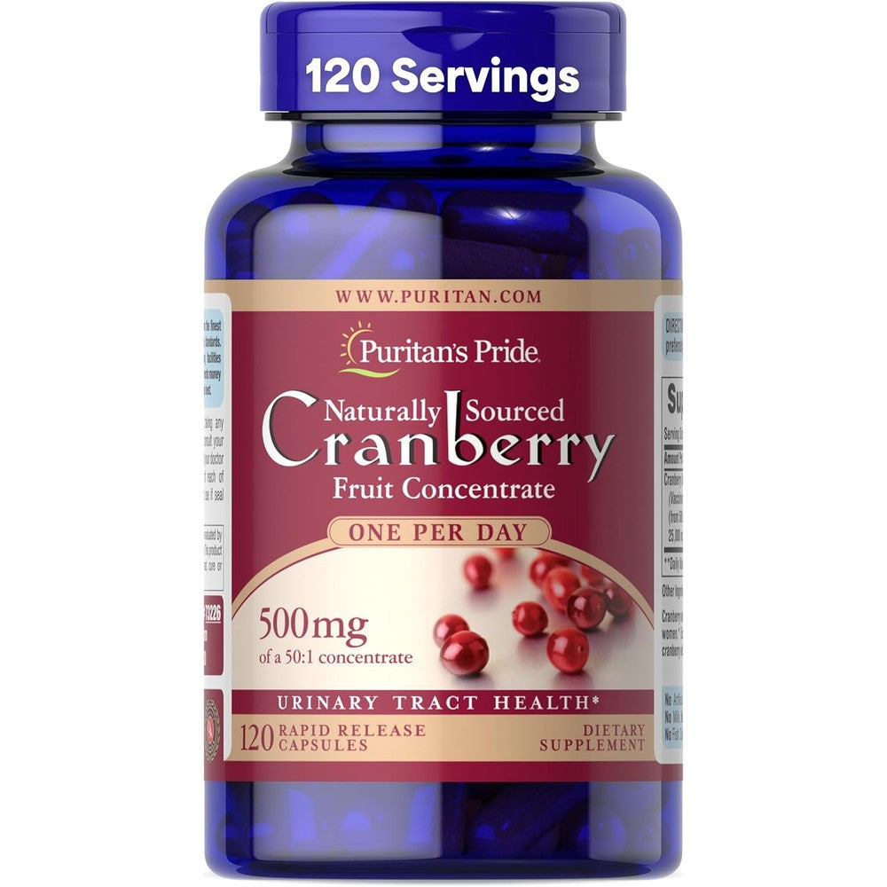 Puritan's Pride One A Day Cranberry Concentrate Front View