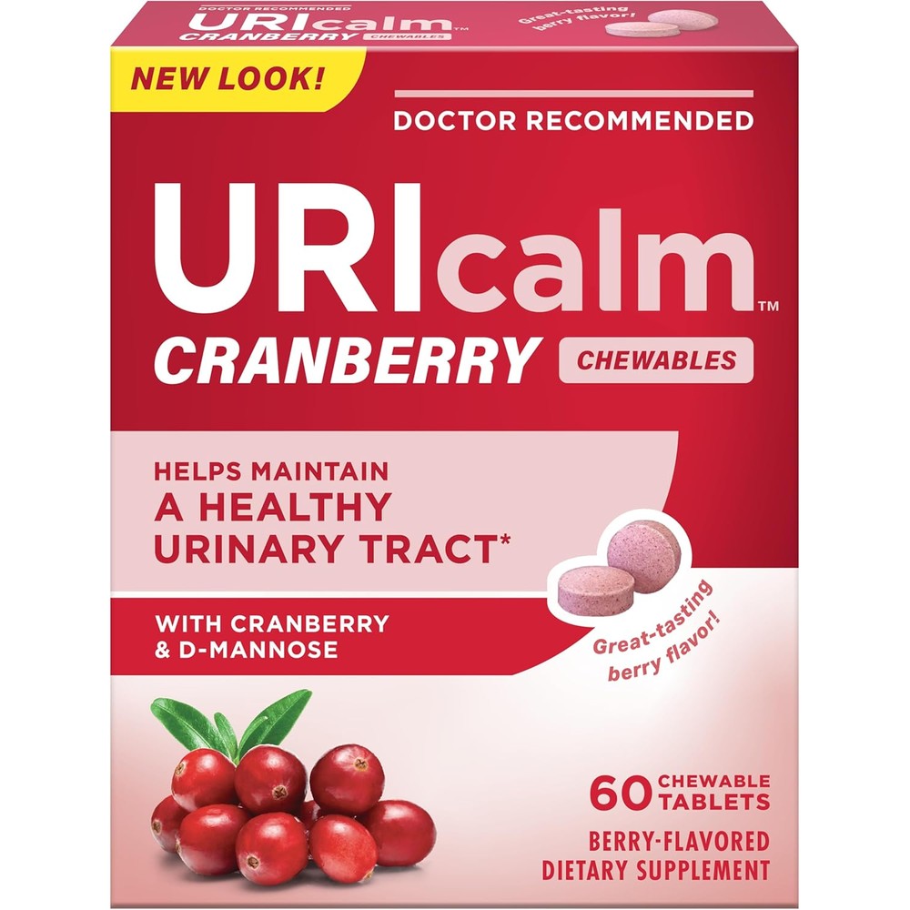 Uricalm Cranberry D-Mannose Chewables Front View