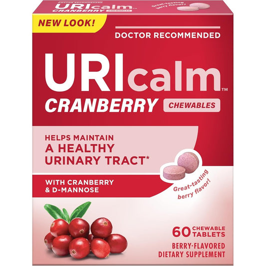 Uricalm Cranberry D-Mannose Chewables Front View