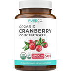 Pure Co Organic Cranberry 500mg 60 Capsules Front View