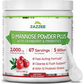 Zazzee Naturals D-Mannose Powder Plus Probiotics Cranberry Front