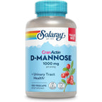 Solaray D-Mannose With CranActin Urinary Support Front View