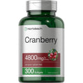 Horbaach Triple Strength Cranberry Concentrate 300 Softgels Front View