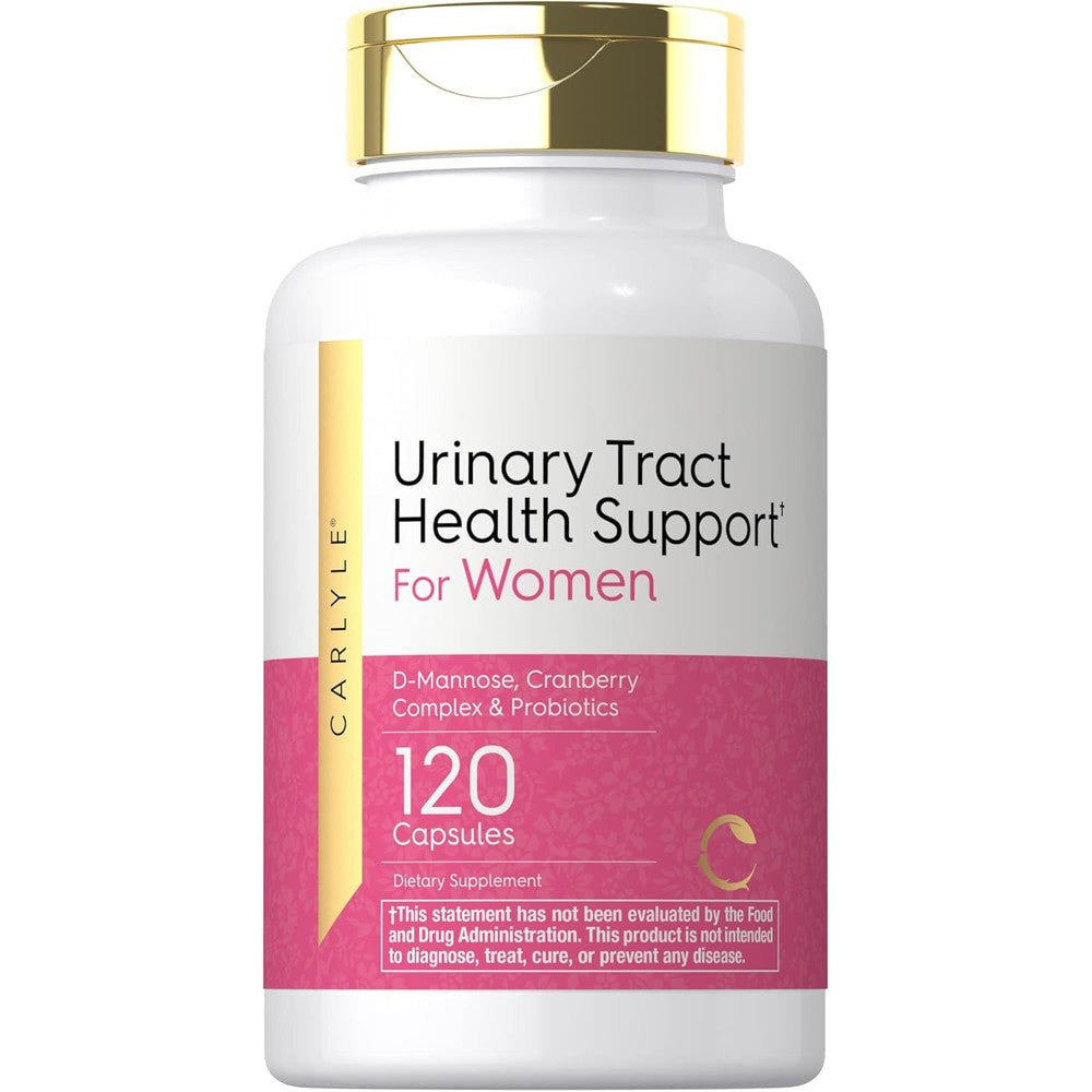 Carlyle Urinary Tract Health 120 Capsules front view for women