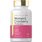 Carlyle Women's Cranberry Plus Probiotics front view bottle