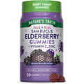 Nature's Truth Kids Black Elderberry Gummies 50 count front view bottle for daily child immunity