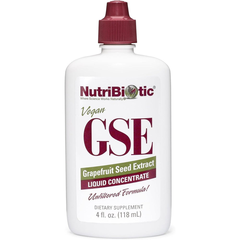 NutriBiotic GSE Grapefruit Seed Extract Liquid Concentrate front view premium immune support supplement