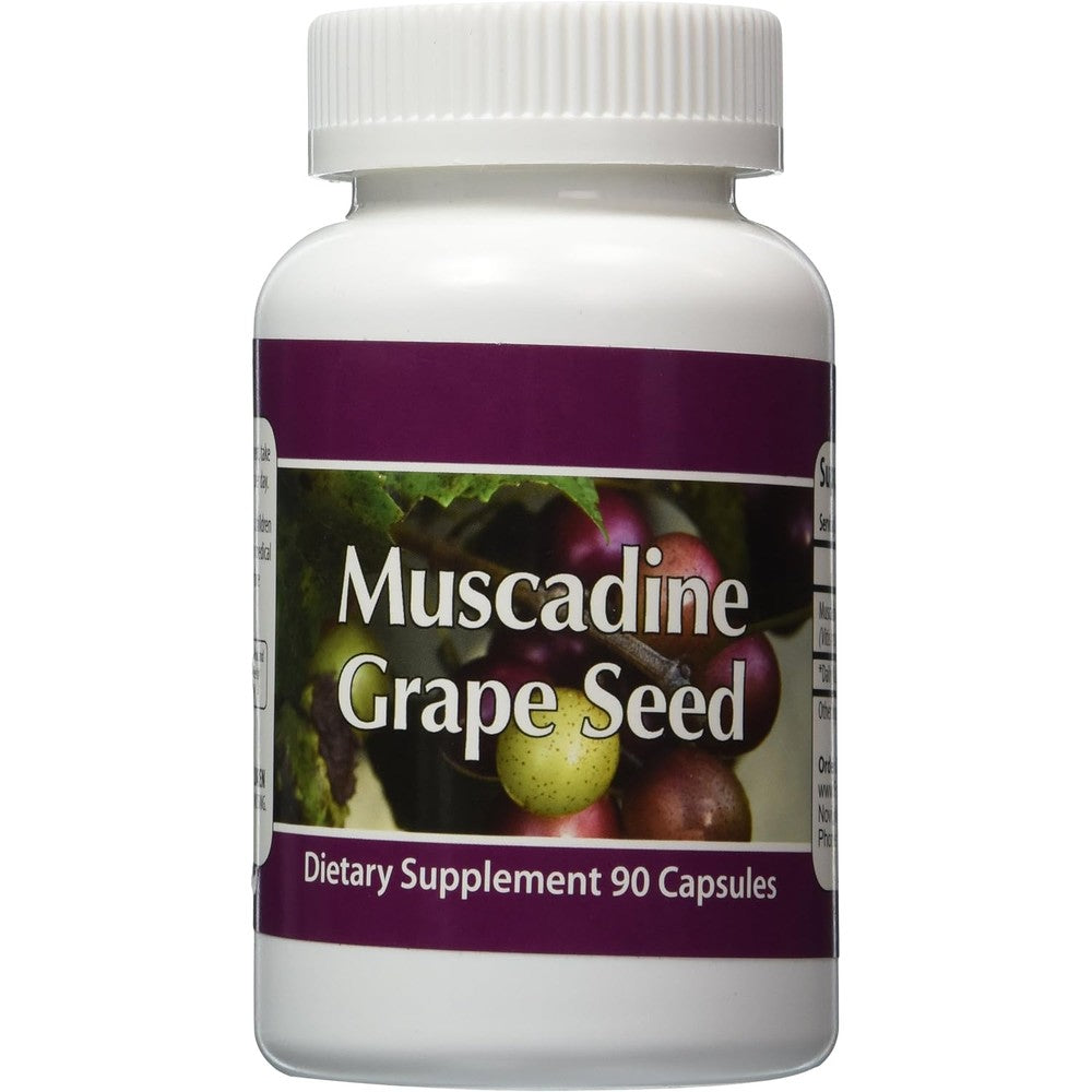 Fresh Health Nutritions Muscadine Grape Seed Extract 90 Capsules front view