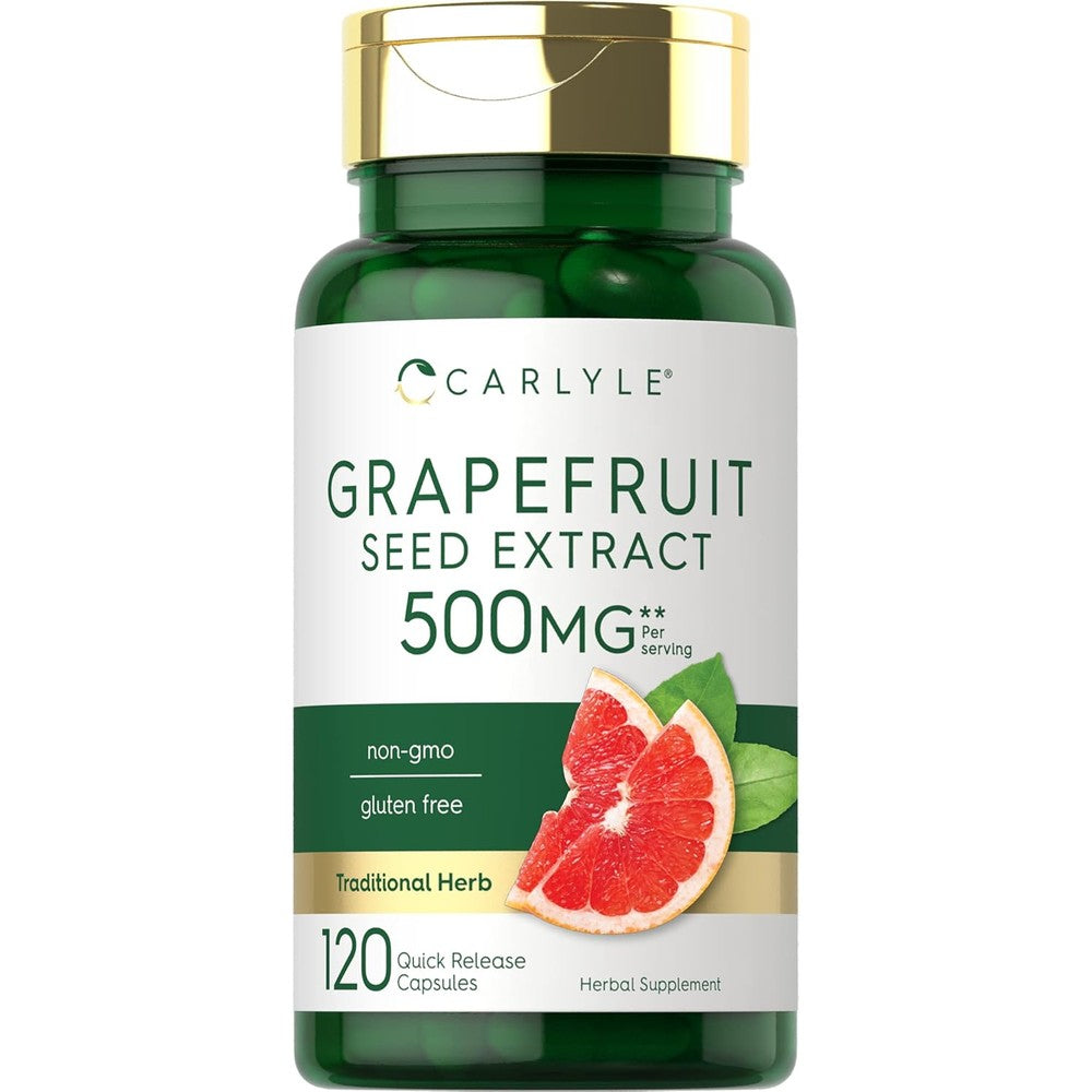 Carlyle Grapefruit Seed Extract 500mg bottle front view