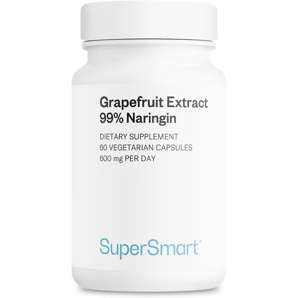 Supersmart Grapefruit Extract 600mg front bottle view