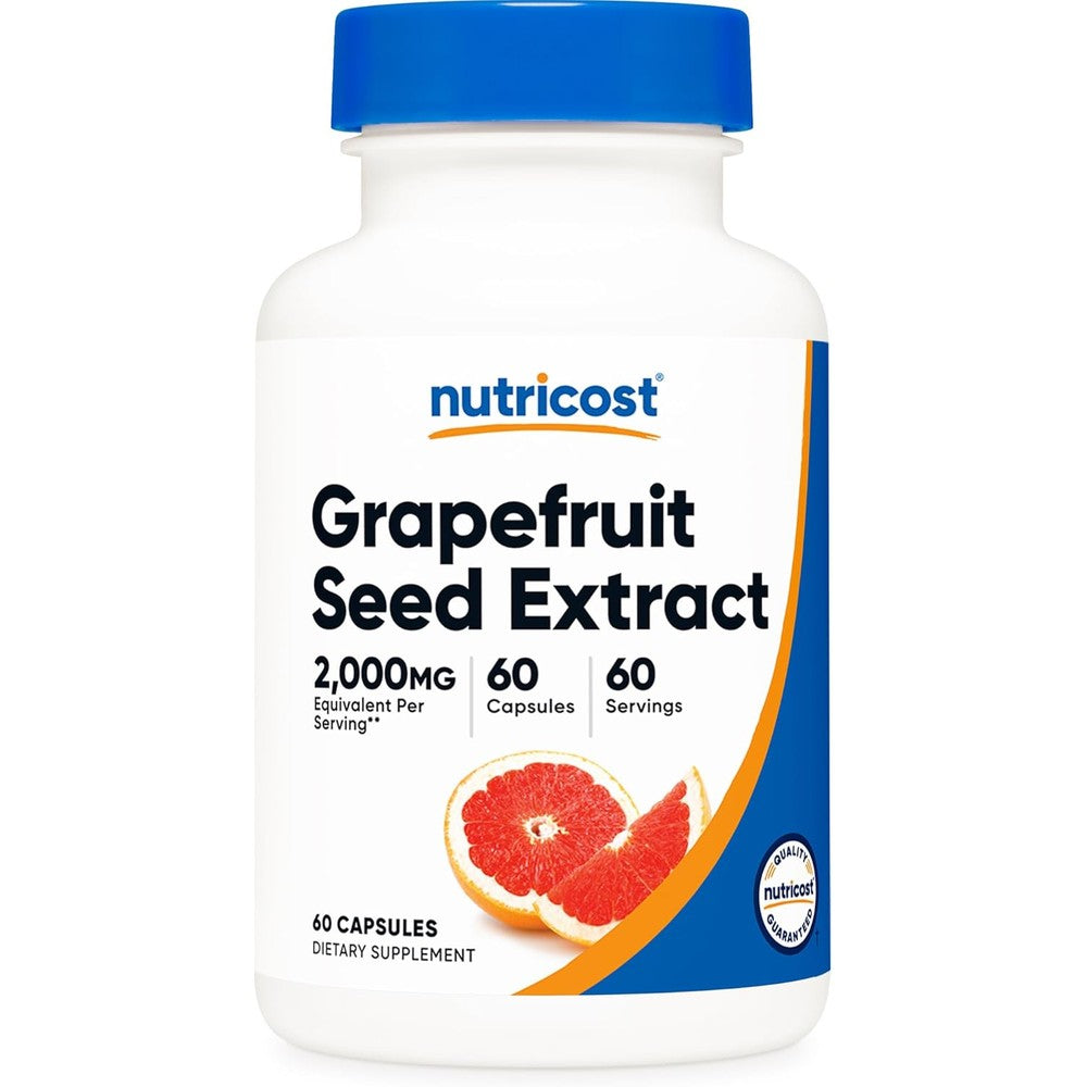 Nutricost Grapefruit Seed Extract 2000mg front bottle view