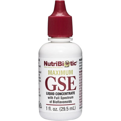 NutriBiotic Maximum Grapefruit Seed Extract Liquid Concentrate front view