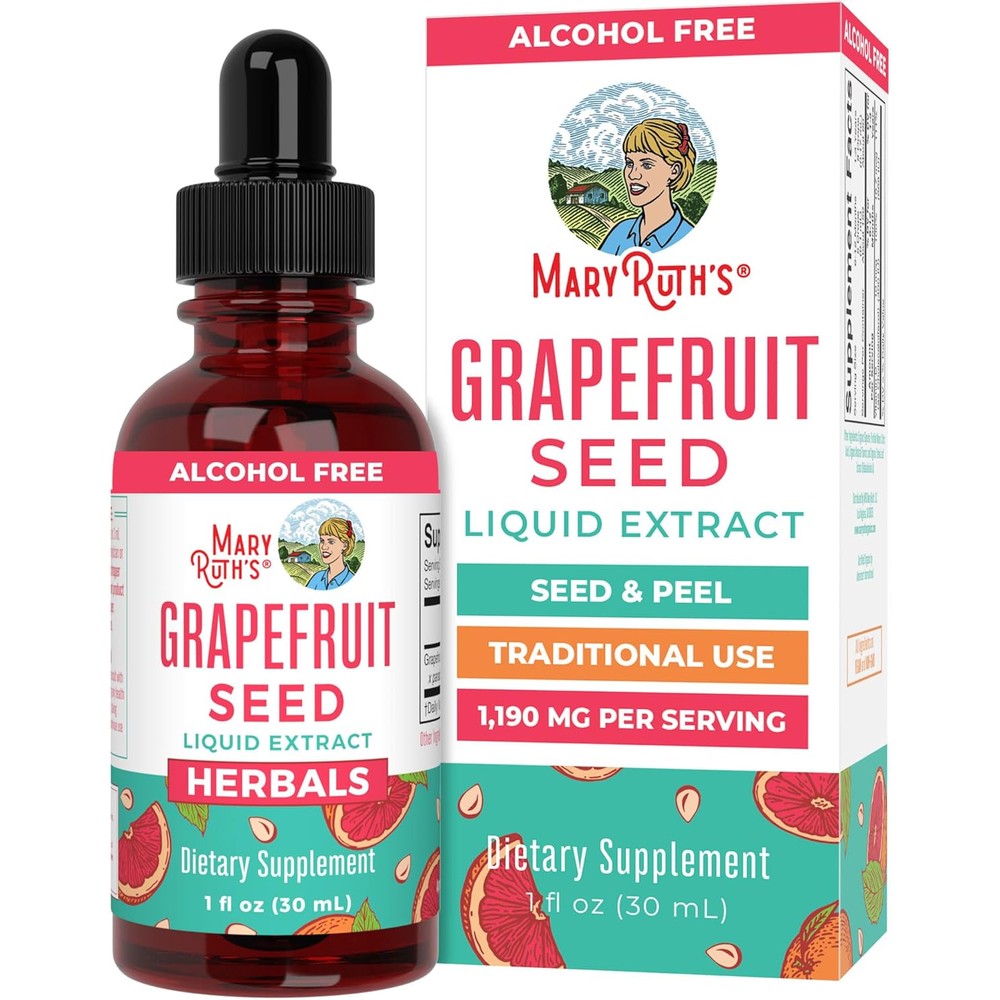 MaryRuth Organics Grapefruit Seed Extract front view bottle