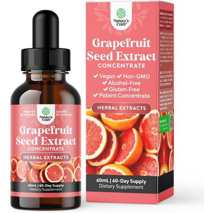 Natures Craft Grapefruit Seed Extract front view bottle