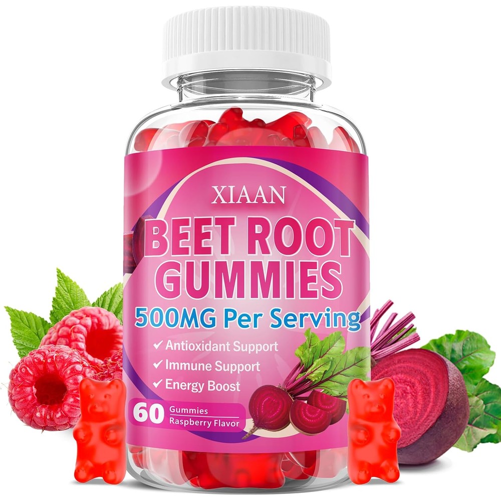 Xiaan Beet Root Gummies front packaging view for antioxidant support