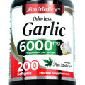 Fito Medics Lab Odorless Garlic Pills 6000mg front view premium wellness supplement India