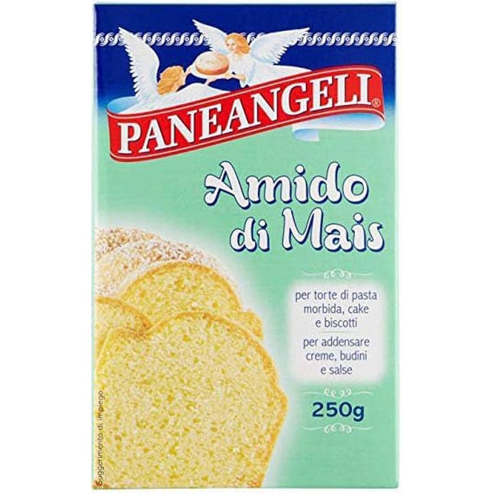 Paneangeli Amido di Mais corn starch baking powder 250 grams front view