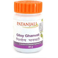 Sallyashop Baba Ramdev Divya Giloy Ghanvati sixty tablets bottle front view for natural immunity support.