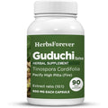 HerbsForever Guduchi 800mg 90 vegetarian capsules bottle front view showing international packaging