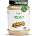 Bixa Botanical Guduchi Powder 16 Ounce front view showing clear packaging jar