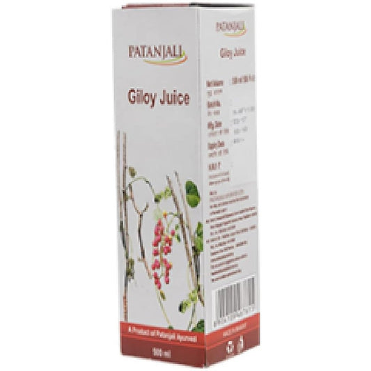 Patanjali Giloy Juice Pack of 2 front view authentic Ayurvedic immunity booster health tonic.