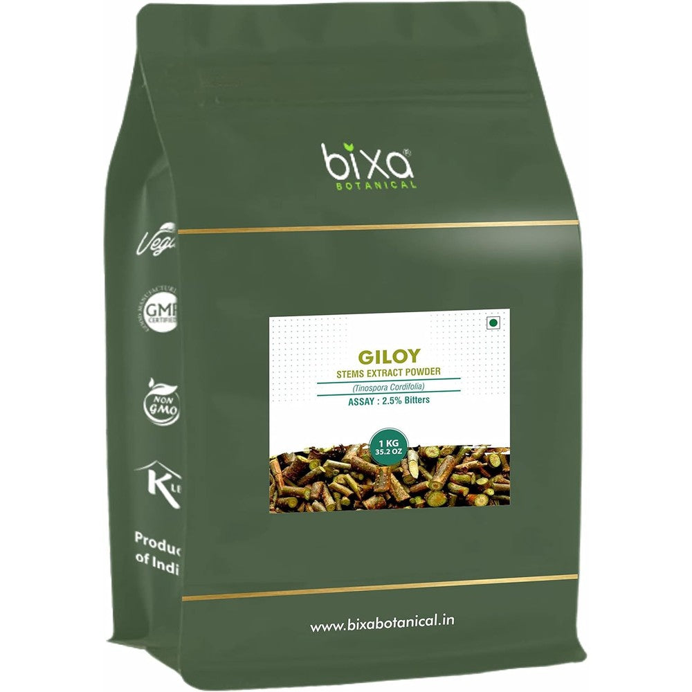 Bixa Botanical Giloy Dry Extract 1 Kilogram front view bulk packaging