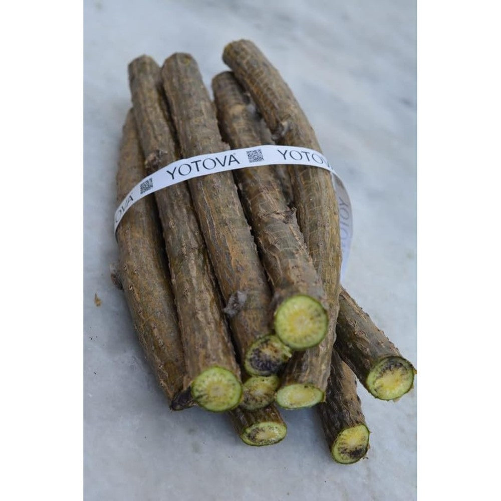 Pukaro_veda Print Fobia fresh neem tree giloy plantation sticks front view showing thirteen green stems
