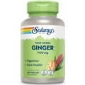 Solaray Ginger Root 1100mg 180 vegan capsules front bottle view for digestive health support