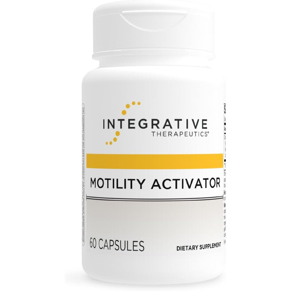 Integrative Therapeutics Motility Activator 60 capsules front bottle view for natural gut motility support.